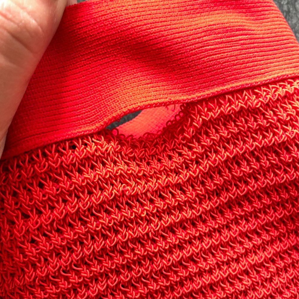 Bottega Veneta Fringed Open Knit Cotton Blend Mini Skirt - Picture 2 of 6
